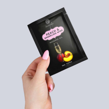 Peach & Sparkling Wine - Massage Oil Sachet 10ml
